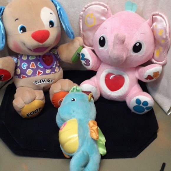 Fisher Price & Little Tykes Interactive Plush, puppy, elephant, seahorse Toys - Picture 3 of 16